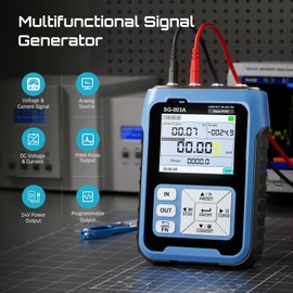 Seesii Upgraded SG-003A Signal Generator, 4-20mA 0-24V Adjustable Analog Current Voltage Generator Simulator with Real-time Curve, Historical Record, Multiple Signal Programmable Function Generator