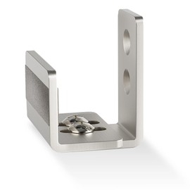 EaseLife Sliding Barn Door Bottom Floor Guide,Ball Bearings Adjustable Stay Roller,Wall Mount System,Flush Flat Bottom Design,2 Assemble Setup Options,Fit All Size Door,Brushed