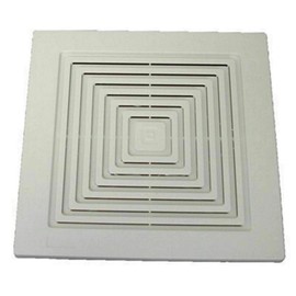 97011723 Fits Bath Bathroom Ceiling Fan Grille Grill Cover Plastic White