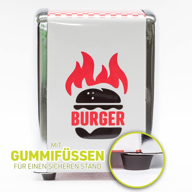 Home-Flair Premium Napkin Dispenser I Diner Napkin Holder I Including