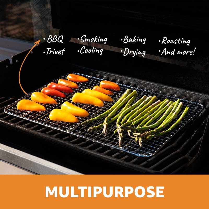PriorityChef 18/8 Stainless Steel Cooling Rack, Heavy Duty Baking Rack