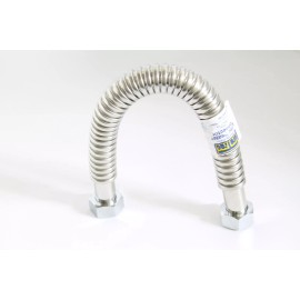 Unbranded 1" x 24" stainless steel water flex for water heater water softener pack of 2