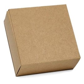 Double Wall Slide Open Boxes - 3 X 3 X 1-1/2 - Kraft - Case 100 | Quantity: 100