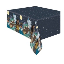 Disney's Raya and the Last Dragon, 54" x 84" - 1 Count - Vibrant Rectangular Plastic Table Cover, Perfect for Parties