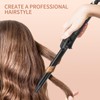 K&K 0.75" Tourmaline Ceramic Curling Iron, Professional Hair Curler Clip