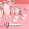 AiQInu 16 Piece Make Up Sponge Set, Foundation Beauty Blender,