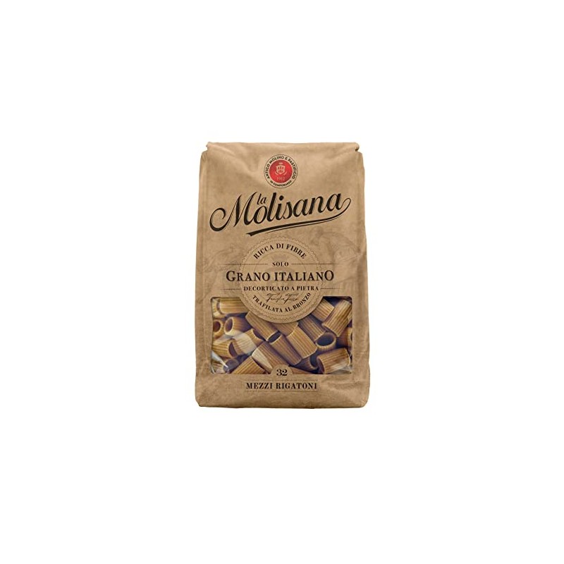 La Morisana Whole Grain Metsy Rigatoni 17.6 oz (500 g)
