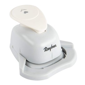 Rayher 69215000 Corner Punch Heart Design for Card Making and Scrapbooking Diameter 2.54 cm