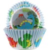 Baked with Love Dinosaur Baking Cases, 50mm Foil Lined Baking