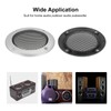 sourcing map 4 Pcs 2inch Black Speaker Grill Mesh Metal