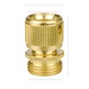 TMOK Quick Connect,Heavy-Duty Brass 3/4" GHT Brass Quick Connectors with
