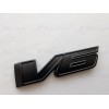 GMC 1PC Matte Black Rear Tailgate V6 OVERLAY Emblems Badge