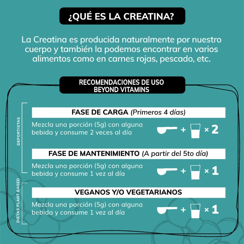 Creatina Monohidratada Micronizada en Polvo Pre Workout - 100 Alta