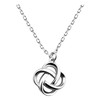 Sofia Milani - Women's Necklace 925 Silver - Twisted Knot