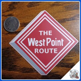 The West Point Route 3D LOOK laminated die-cut vinyl sticker