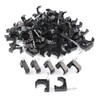 (50 Pack) TMKOOL 1 inch Half J Clamp J-Hook with