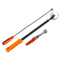 HARDK Heavy Duty Telescoping Pick up Tool Set of 3 - Magnetic Sweeper Tool 40" and Telescoping Flexible Magnet Stick Tool Useful for Hard-to-Reach, Mechanic, Home, Automotive. Gift for Men
