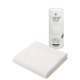 CBJAPAN Carari Plus Bath Towel, 3.3x Water Absorbency Microfiber, White, 1 Towel, Quick Dry (Absorbs Water in the Fiber Gaps), Marshmallow Texture, Fluffy, 23.6 x 47.2 inches (60 x 120 cm)