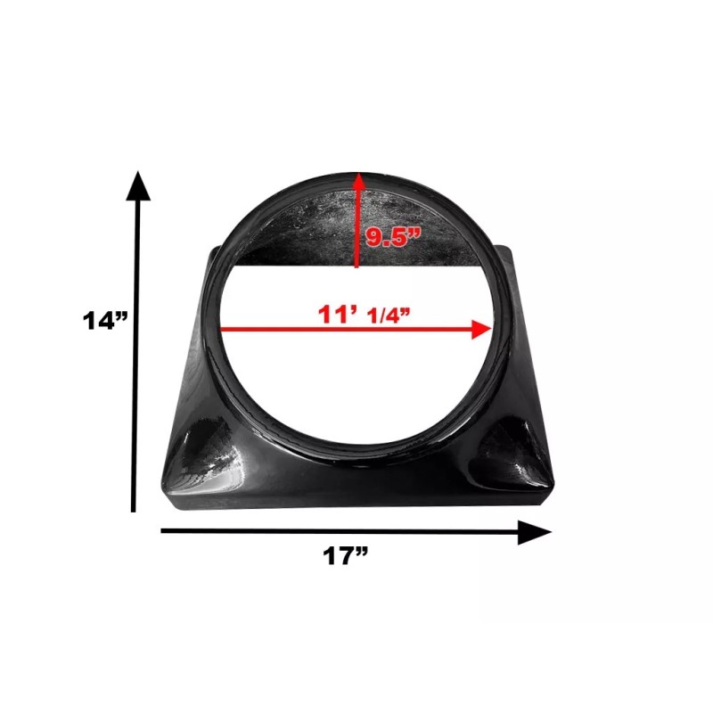 FibroPRO Single 12 fiberglass sub woofer speaker box enclosure carpeted