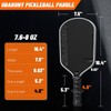 Pickleball Paddle, Carbon Fiber Pickleball Paddle | 16MM Thick Face