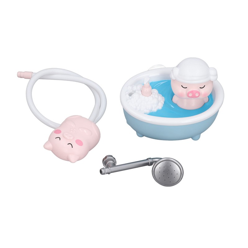 Electric Baby Bath Toy Piggy Shaped Water Spraying Head Endless