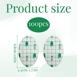 Ear Covers for Shower,100 PCS Disposable Waterproof Ear Stickers Ears Patches Protection for Swimming Surfing Snorkeling Water Sports,Breathable Ears Cover for Baby Kids Adults