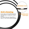 Chew Resistant Dog Leash with Hooks, 60 Inch Waterproof Metal
