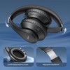 Uliptz Wireless Bluetooth Headphones, 65H Playtime, 6 EQ Sound Modes,