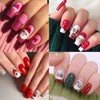 6 Sheets Christmas Nail Stickers for Nail Art Santa Claus