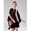 Vocanbomor Women's Shawls and Wraps Open Front Poncho Cape Winter