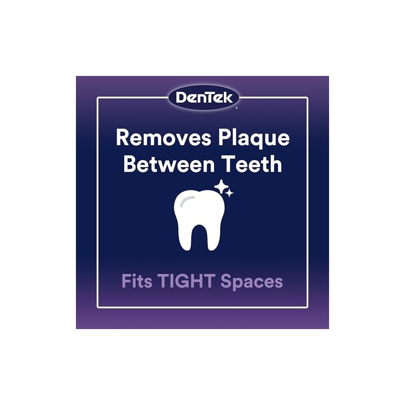 DenTek Slim Brush Advanced Clean, Interdental Brushes for Cleaning Between
