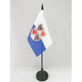 AZ Flag, Trentino South Tyrol, 15 x 10 cm, Trentino-Alto Adige in Italy, Table Flag 10 x 15 cm