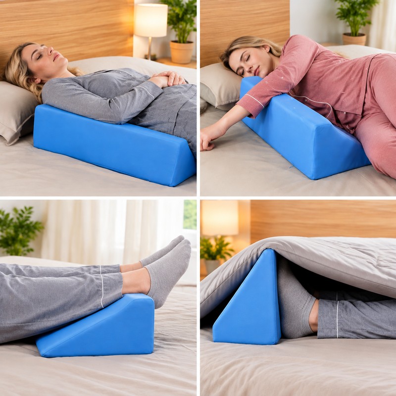Adjustable Wedge Pillow for Sleeping and Body Positioning – Multi-Angle