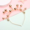 ARATLENCH Disco Ball Headband for Women Rhinestone DISCO Letter Hairband