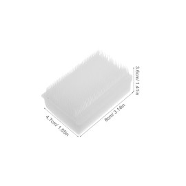 TEHAUX 2pcs Therapressure Brush, Sensory Brush Wilbarger Brush Therapressure Brush for Occupational Sensory Brushing Wilbarger Brushing Protocol