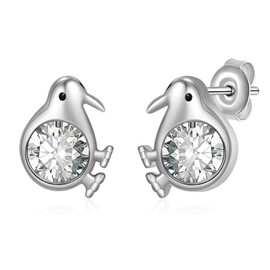 Kiwi Bird 925 Sterling Silver Kiwi Bird Earrings for Women Bird Kiwi Gifts Jewelry for Women