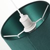 Modern Dark Forest Green Soft Corduroy Fabric Drum Lamp Shade