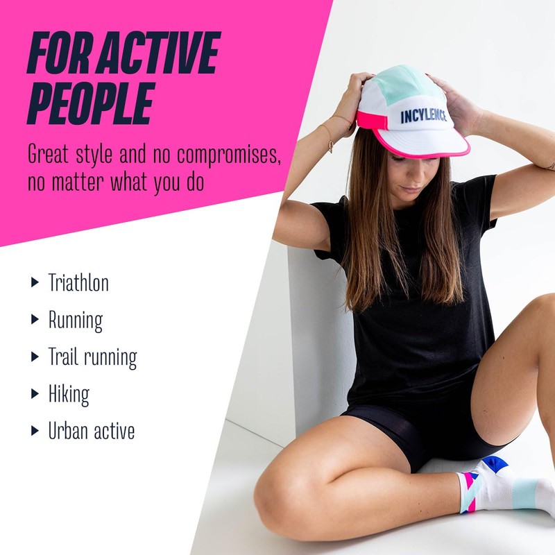 INCYLENCE Running Cap, Lightweight, Breathable Running Hat for Sweaty Training