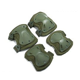 Ever Fairy Hard X Knee Pads Elbow Pads Tactical Military Combat Sports Tactical Protection Protectors One Size Green