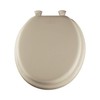 Mayfair Toilet Seat Rnd SFT Bone