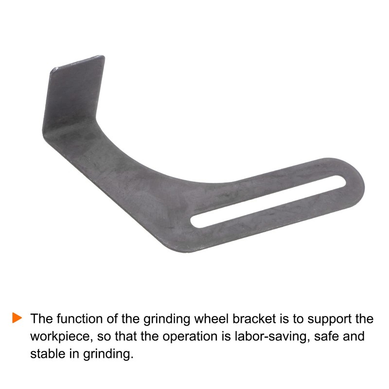 HARFINGTON 2pcs Bench Grinder Tool Rest 7.87" Carbon Steel Bracket