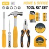 24pc Yellow Household DIY Tool Kit Set, Home Small Tools