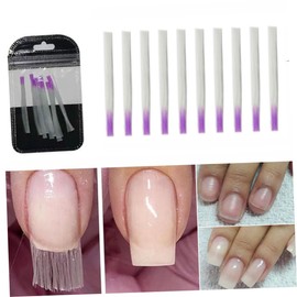 Baluue Nail Art Fiberglass Nails Nail Extension Tips 5.5cm False Nails Nail Art Decorations Diy Nail Tools