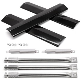 Grill Parts for Oklahoma Joes Longhorn Combo Charcoal/Gas Smoker 15202029 12201767 14201767 16202046 18202083, 1767054 Heat Tent 1767017 Burner Carryover Tube, Oklahoma Joe Smoker Accessories
