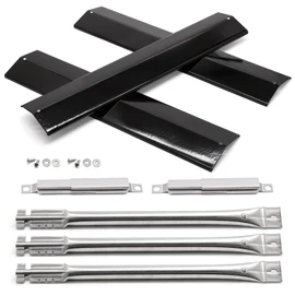 Grill Parts for Oklahoma Joes Longhorn Combo Charcoal/Gas Smoker 15202029 12201767 14201767 16202046 18202083, 1767054 Heat Tent 1767017 Burner Carryover Tube, Oklahoma Joe Smoker Accessories
