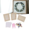 3Set DIY Wooden Picture Frame Making Kit Unfinished Solid Wood