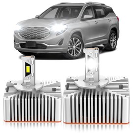 ZSTOPCL Fit for GMC 2015-2018 Sierra 1500 2500HD 3500HD 2018-2021 Terrain Xenon HID Light Replacement, 24000LM 600% Brightness D5S HID Bulbs, 6000K Cool White, Pack of 2