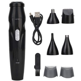 Cortapelos eléctricos para el cabello del oído facial 5 en 1, recortador de pelo recargable para cejas, barba, patillas, oreja, nariz, recortador de cabello para hombres y orejas