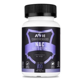 N-acetil Cisteina Nac 500mg 100 Cápsulas - A4h Armor 3 Meses Sabor Sin Sabor