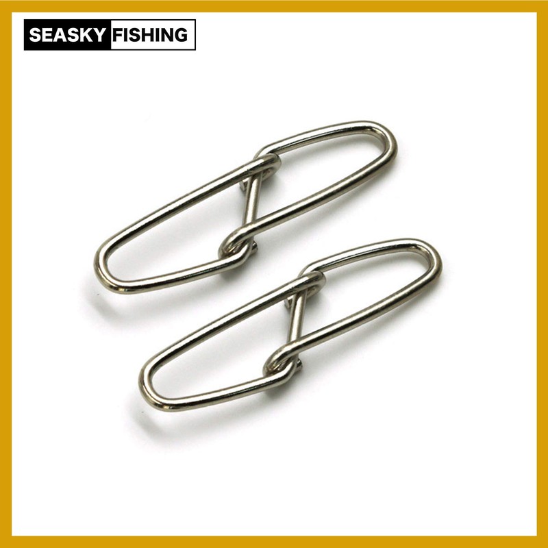 SEASKY Eight Lock Snaps, Value Set of 50, Strong, Double